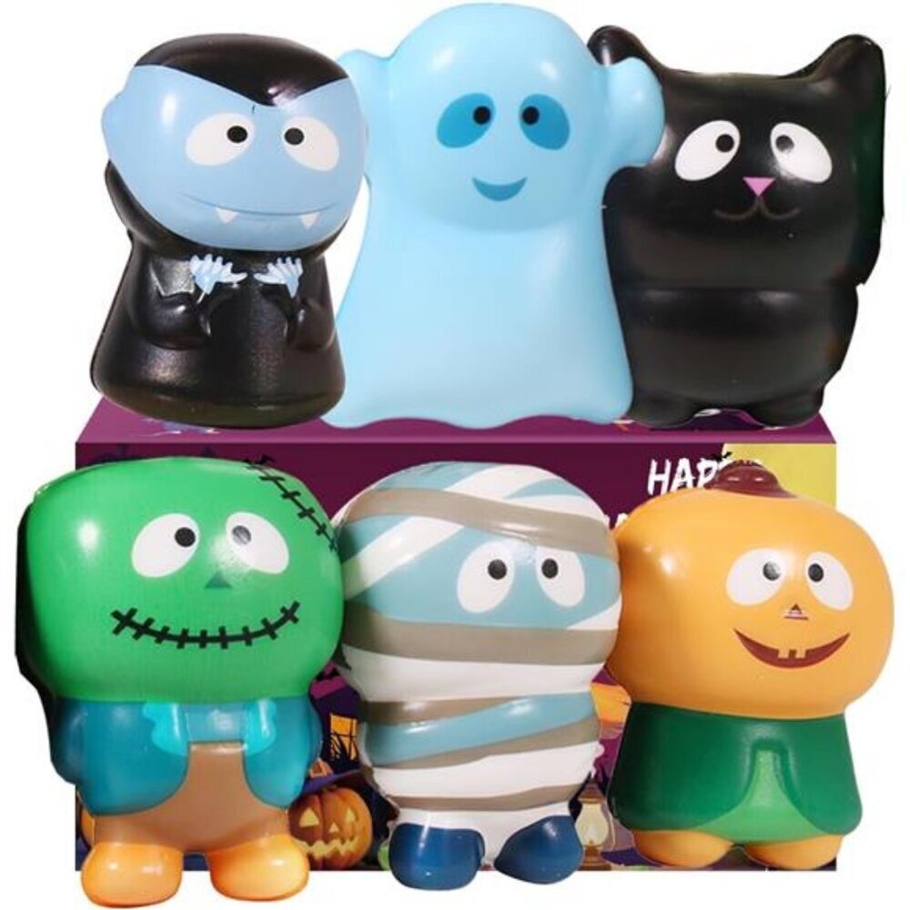 Slow Rising Halloween Squishies 6 Pack Party Favor